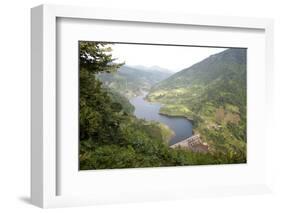 Newly Constructed Hydro Electric Dam in the Hilly Kimin District of Arunachal Pradesh, India, Asia-Annie Owen-Framed Photographic Print