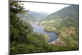 Newly Constructed Hydro Electric Dam in the Hilly Kimin District of Arunachal Pradesh, India, Asia-Annie Owen-Mounted Photographic Print