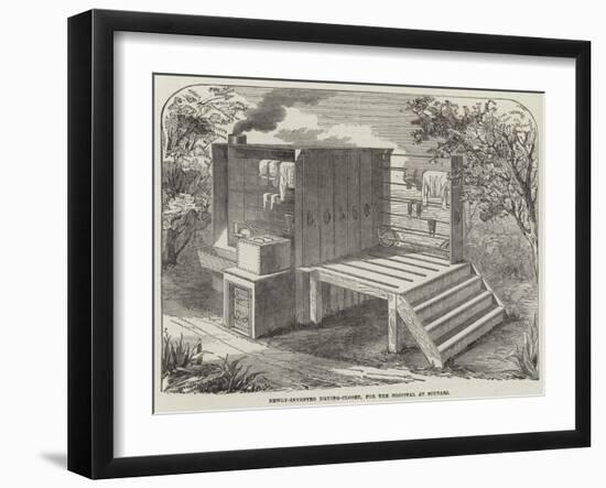 Newly-Invented Drying-Closet, for the Hospital at Scutari-null-Framed Giclee Print