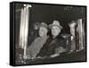 Newly Re-elected Pres. Franklin Roosevelt with VP Harry Truman Ride to the White House to Celebrate-George Skadding-Framed Stretched Canvas