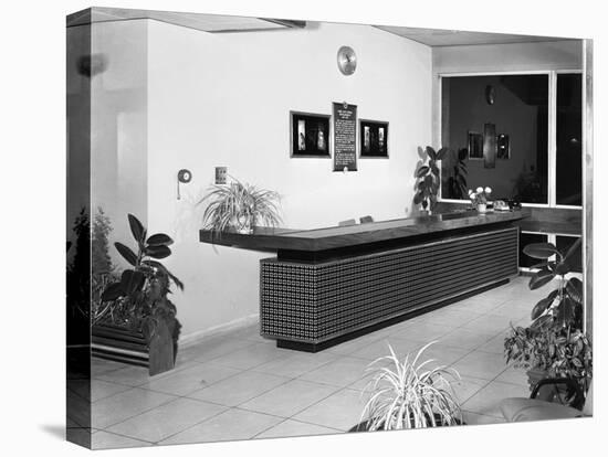 Newly Refurbished Reception, Park Gate Iron and Steel Co, Rotherham, South Yorkshire, 1966-Michael Walters-Stretched Canvas