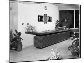 Newly Refurbished Reception, Park Gate Iron and Steel Co, Rotherham, South Yorkshire, 1966-Michael Walters-Mounted Photographic Print