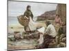 Newlyn: Catching Up with the Cornish Telegraph-Walter Langley-Mounted Giclee Print