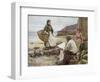 Newlyn: Catching Up with the Cornish Telegraph-Walter Langley-Framed Giclee Print