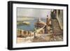 Newlyn, Cornwall C1910-EW Haslehust-Framed Photographic Print