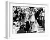 Newlyweds, Edward and Tricia Nixon Cox Leave the White House after their Wedding, June 12, 1971-null-Framed Photo