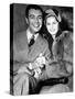 Newlyweds Robert Taylor and Barbara Stanwyck After Their Surprise Elopement, ca. 1939-null-Stretched Canvas