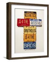 Newman Aesthetics 4 The Artist-Gregory Constantine-Framed Giclee Print