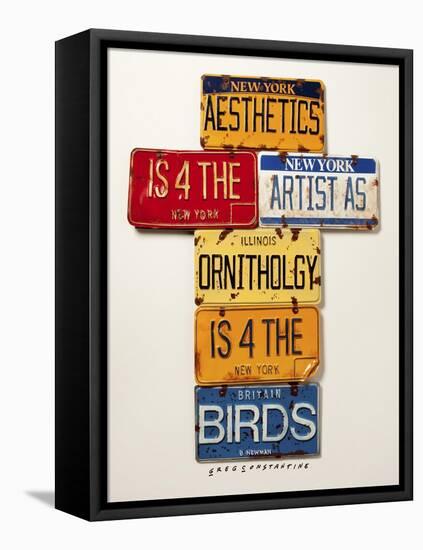 Newman Aesthetics 4 The Artist-Gregory Constantine-Framed Stretched Canvas