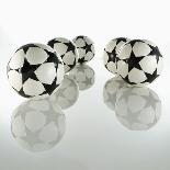 Five Soccer Balls-Newmann-Stretched Canvas