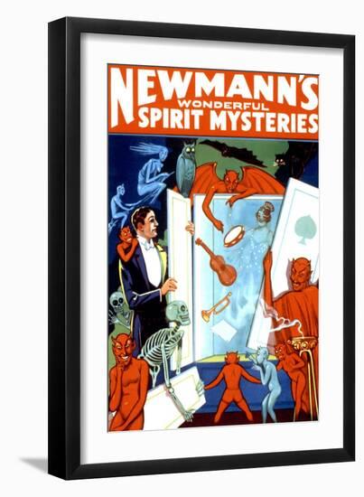 Newmann's Wonderful Spirit Mysteries-null-Framed Art Print