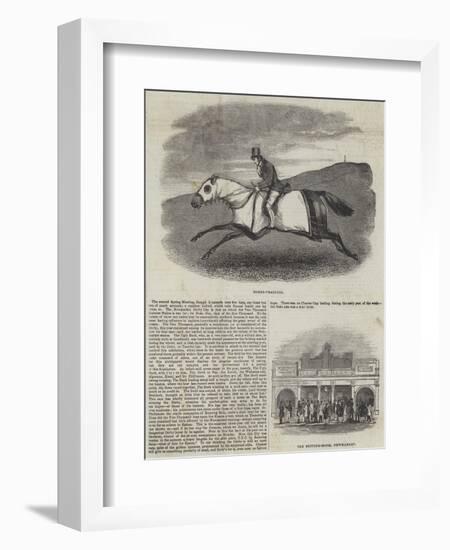 Newmarket First Spring Meeting and the Derby-null-Framed Premium Giclee Print