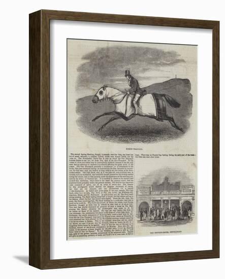 Newmarket First Spring Meeting and the Derby-null-Framed Giclee Print