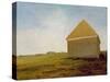 Newmarket Heath, with a Rubbing-Down House, c.1765 (Post-Restoration)-George Stubbs-Stretched Canvas