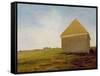 Newmarket Heath, with a Rubbing-Down House, c.1765 (Post-Restoration)-George Stubbs-Framed Stretched Canvas