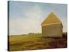 Newmarket Heath, with a Rubbing-Down House, c.1765 (Post-Restoration)-George Stubbs-Stretched Canvas