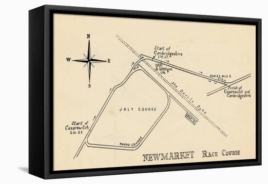 Newmarket Race Course, 1940-null-Framed Stretched Canvas