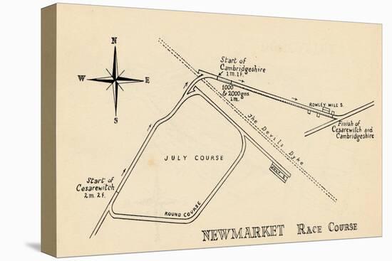 Newmarket Race Course, 1940-null-Stretched Canvas