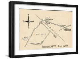 Newmarket Race Course, 1940-null-Framed Premium Giclee Print