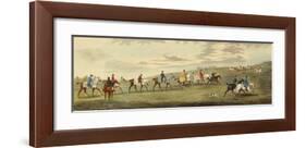 Newmarket: Training-Henry Alken-Framed Art Print