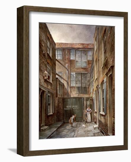 Newnham's Place, Bishopsgate, 1890-1891-Walter Riddle-Framed Giclee Print