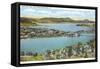 Newport and Lake Memphremagog, Vermont-null-Framed Stretched Canvas