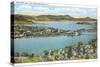 Newport and Lake Memphremagog, Vermont-null-Stretched Canvas