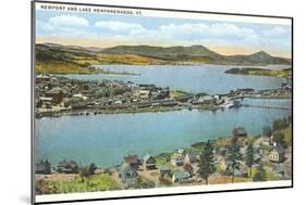 Newport and Lake Memphremagog, Vermont-null-Mounted Art Print