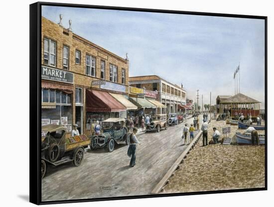 Newport Beach, Ca 1926-Stanton Manolakas-Framed Stretched Canvas