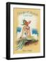 Newport Beach, California - Vintage Mermaid-Lantern Press-Framed Art Print