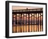 Newport Beach Pier at Sunset, Newport Beach, Orange County, California, United States of America, N-Richard Cummins-Framed Photographic Print