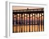 Newport Beach Pier at Sunset, Newport Beach, Orange County, California, United States of America, N-Richard Cummins-Framed Photographic Print