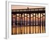 Newport Beach Pier at Sunset, Newport Beach, Orange County, California, United States of America, N-Richard Cummins-Framed Photographic Print