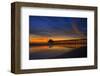 Newport Beach Pier at Sunset-null-Framed Art Print