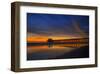 Newport Beach Pier at Sunset-null-Framed Art Print