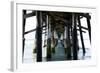 Newport Beach Pier-John Gusky-Framed Premium Photographic Print