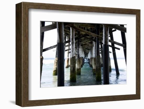 Newport Beach Pier-John Gusky-Framed Photographic Print