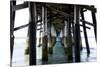 Newport Beach Pier-John Gusky-Stretched Canvas