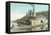 Newport Boat, Pend Oreille, Washington-null-Framed Stretched Canvas