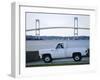 Newport Bridge, Newport, Rhode Island, USA-Fraser Hall-Framed Photographic Print