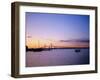 Newport Bridge, Newport, Rhode Island, USA-Fraser Hall-Framed Photographic Print