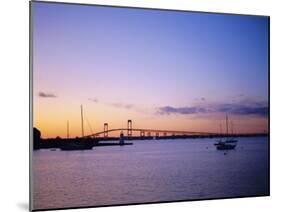 Newport Bridge, Newport, Rhode Island, USA-Fraser Hall-Mounted Photographic Print