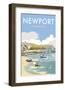 Newport - Dave Thompson Contemporary Travel Print-Dave Thompson-Framed Giclee Print