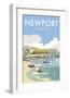 Newport - Dave Thompson Contemporary Travel Print-Dave Thompson-Framed Giclee Print