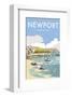 Newport - Dave Thompson Contemporary Travel Print-Dave Thompson-Framed Giclee Print
