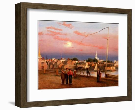 Newport, End of the Day, 1851-George Harvey-Framed Giclee Print