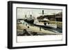 Newport News Virginia, Dry Dock, Steamer Louise-null-Framed Giclee Print