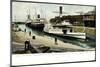 Newport News Virginia, Dry Dock, Steamer Louise-null-Mounted Giclee Print