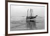 Newport, Oregon - US Lifeguard Drill on the Beach-Lantern Press-Framed Art Print