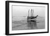 Newport, Oregon - US Lifeguard Drill on the Beach-Lantern Press-Framed Art Print